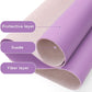 YSAGi Non-Slip Leather Desk Pad, Waterproof Laptop Computer Desk Keyboard Mat, Table Protector Blotter Mat, Large Mouse Pad for Office/Work/Home/Decor(Purple, 31.5" x 15.7")