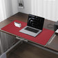PU Leather Desk Pad Protector - 36"x17" Large Non-Slip Desk Mat, Waterproof Office Desk Blotter for Keyboard & Mouse, Premium Workstation Cover for Home & Office (Red)