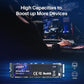 1TB SSD PCle 3.0x4, NVMe M.2 2280, Internal Solid State Drive, Up to 3500MB/s,Storage for PC, Laptops, Gaming and More, V-NAND Technology, Max Speed,Black