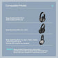 Fabric Comfort -Wzsipod Ear Pads for Bose QuietComfort 35/Qc35ii Headphones, Compatible with QC45 QC25 QC2 QC15 & More Series, Replacement Exclusive Styles, s1