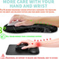 Ergonomic Mouse Pad Wrist Support with Memory Foam Massage Bulge, Carpal Tunnel Pain Relief Mousepad Wrist Rest for Mouse(12x8 inch,Sea Wave)