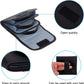 PATIKIL Lens Filter Case, 3-Pocket Camera Filter Case Portable Lens Filter Pouch Photography with Belt Loop Fit Camera Bag Strap Pocket Drone for 25mm-82mm, Black