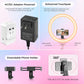Aureday 14'' Pink Selfie Ring Light with 62'' Tripod Stand and Phone Holder, Dimmable LED Phone Ringlight for Makeup/Video Recording/Photography, Circle Lighting for Cell Phones&Lightweight Cameras