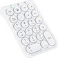 iClever Number Pad, KP08 Bluetooth Number Pad, Ultra Slim and Lightweight, USB-C Charge, Number Pad for Laptop, iPad, Mac, iMac, Tablet, PC Desktop