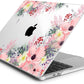 Batianda Premium Case for New MacBook Air 15 inch 2025 M4 2024 2023 with M3 M2 Chip Model A3241/A3114, Designed Protective Plastic Hardshell & Keyboard Cover & Screen Protector, Beautiful Floral