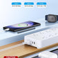 TROND 360° Rotating Plug Surge Protector 15ft, Power Strip with 2 USB A and 2 USB C, 10 Widely Spaced Outlets, 4000J, ETL Listed, Wall Mountable, for Home Office Entertainment, White