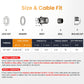 QILIPSU 50pcs 1/2" NPT Cable Gland Waterproof IP68 Nylon Cable Pass Through Cord Grip Connector Strain Relief Wire Grommet