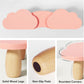 Dual Monitor Stand Riser, Adjustable Rainbow Cloud Desktop Organizer for 2 Monitors, Flexible Length & Angle Computer Stand for Laptop, PC, Printer, Home Office Use - Pink