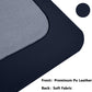 PU Leather Desk Pad Protector Gaming Mouse Pad Non Slip Desk Mat for Keyboard and Mouse Waterproof Desk Writing Pad for Office and Home Desk Accessories(Dark Blue, 31.5 * 15.7)