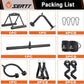 SERTT Workout Cable Machine Attachment for Home Gym, LAT Pulldown Attachments, Cable Accessories for Weight Training, Straight Pull Down Bar, Tricep Rope, Double D Row Handle, V-Shaped Bar
