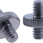 5PCS 1/4 Inch-20 to 1/4 Inch-20 Dual Head Adapter - Male to Male Metal Tripod Screw Adapter
