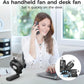 PANERGY Handheld Misting Fan – Rechargeable Battery Operated,Handheld Personal Fan with Mist Spray, Electric Hand Fans, 180° Foldable Mister Fans for Travel, Camping, Disney, Concerts, Office(Black)
