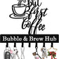 Personalized Coffee Key Holder Wall Mount, Custom Metal Key Rack Key Holder with Name, Deer Cabin Wall Keys Hanger with Hooks for Entryway, Front Door, Hallway, Kitchen, Living Room