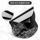 ITNRSIIET Ergonomic Mouse Pad with Gel Wrist Support Small Wrist Rest Smooth Surface Non-Slip PU Base Comfortable Office Supplies Pain Relief, 8.7 x 7.2 inches, Rolling Wave