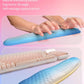 Hokafenle 2in1 Combination, Wave Keyboard Wrist Rest and Ergonomic Curvature Mouse Pad Wrist Support for Relieve Wrist Pain, Filled with Soft Cushion Memory Foam, Sunrise