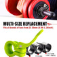 Narrow Barbell Clips 2.5cm Width for Olympic Bars, 0.9-1.18inch Adjustable Weight Clamps, Quick Release Locking Collars for Weightlifting