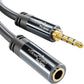 KabelDirekt – Headset Extension Cable – 20ft – Headphone Extension Cord with Break-Proof Metal Plug for Gaming Headsets & Headphones with Microphone, TRRS, 4-Pole, 3.5mm Male to Female