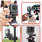 IFOOTAGE Action Camera Adapter Quick Release, Aluminum Tripod Mount Adapter, Quick Release Plate Compatible with GoPro/DJI Action Camera, Q38-RS
