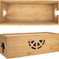 Cable Management Box,Cord Organizer Box,Bamboo Cable Organizer Box for fit Desk Computer USB Behind TV Home Hall Computer Power