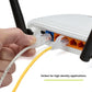 TRUECABLE Cat6 Component Rated Patch Cable, Unshielded (U/UTP), 6in, Yellow, 28AWG Solid Copper, Snagless 10G High-Speed Ethernet Cable, PoE++ 4PPoE 100W, UL Listed, RoHS-3, 1 Pack