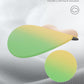 Ergonomic Mouse Pad Wrist Support, Comfortable Mouse Pad Wrist Rest, Relieve Wrist Pain Gel Mouse pad, Non-Slip Rubber Base Mousepad for Laptop, Computer(Gradient Yellow Green)