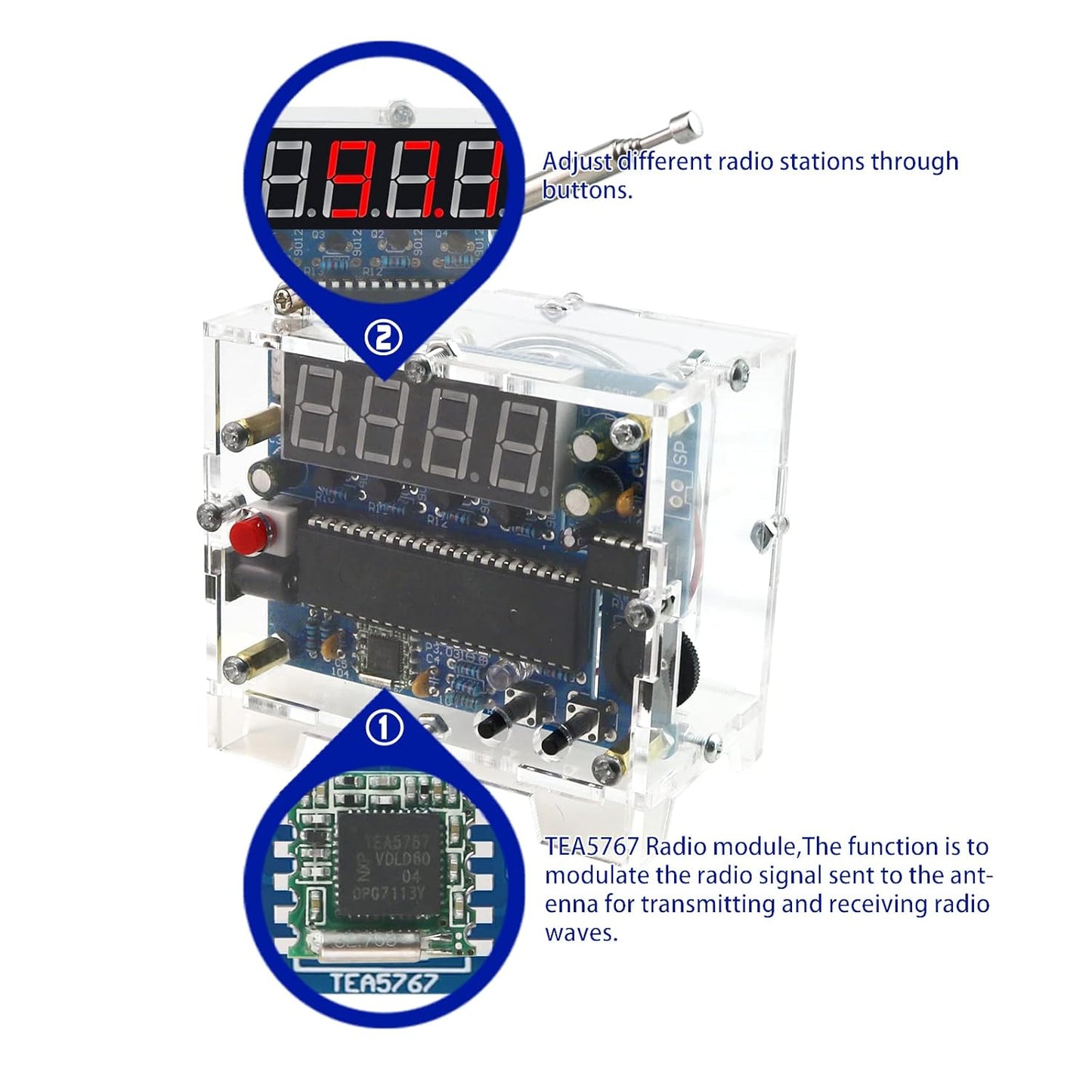 Soldering Practice Electronic Kit Project 51 SCM Kit