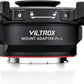 VILTROX PL-L Lens Mount Adapter Ring Compatible with PL Lens to L Mount Camera Panasonic S1 S1R S1H S5/Leica SL SL2 CL TL/Sigma FP DSLR Cameras, with Two caps, Detachable Ring Base