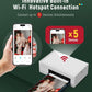 Liene M100 4x6'' Photo Printer Bundle (180 pcs +5 Ink Cartridges), Wi-Fi Picture Printer for iPhone, Android, Smartphone, Computer, Dye-Sublimation, Portable for Home Use