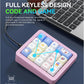 Adventurers K812 Wired Mechanical Numeric Keypad, 19-Key Hot-Swappable RGB Numpad, Macro Programmable, Detachable Type-C Cable, Game/Office Mode Switch – for PC/Laptop/Desktop (Pink)