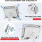 AboveTEK Security iPad Kiosk Floor Stand, Anti-Theft POS Tablet Stands for Retail Business, Height Adjustable Tablet Floor Stand, 360° Swivel Universal Locking Holder Fits 9.7"-13" iPads/iPad Pro/Air