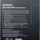 Samsung SSD 9100 PRO with Heatsink 2TB, PCIe 5.0x4 M.2 2280, Seq. Read Speeds Up to 14,700/13,400 MB/s, Best for AI Computing, Gaming, and Heavy Duty Workstations (MZ-VAP2T0CW)