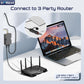 Starlink Ethernet Adapter for Gen 3/Mini, Waterproof Starlink Cable RJ45 Coupler Starlink Mini Ethernet Cable Extension