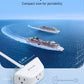 TROND Flat Outlet Extender with 6 Inch Cord - 3 Way Angled Plug Extension Outlet Adapter, Cruise Ship Essentials, Small Multiple Plug Splitter for Home Office Travel, White