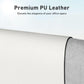 Aothia Leather Desk Pad Protector, Mouse Pad, Office Desk Mat, Non-Slip PU Leather Desk Blotter, Laptop Desk Pad, Waterproof Desk Writing Pad for Office and Home (23.6" x 13.7", Off-White)
