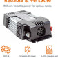 Amazon Basics 1000W Car Power Inverter - 12V to AC 110V, 13.81 x 7.44 x 3.07 inches
