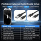SSK 8TB SSD External Hard Drive, Portable SSD Drive up to 2000 MB/s, USB 3.2 Gen2X2 External Solid State Drives for iPhone 15/16 PRO、Mac、Phone OTG、Laptops with LED Indicator