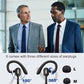 Bluetooth Headset V5.1, Wireless Headset with Battery Display Charging Case, Bluetooth Earpiece with Noise Canceling Mic for Driving, Office, Business, Compatible with Cell Phone and PC