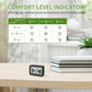DOOMAY Mini Hygrometer Indoor Thermometer, Humidity Gauge with ℃/℉ Switch, Humidity Meter Digital Temperature Monitor for Greenhouse Babyroom Cellar Reptile Incubator Closet (4)