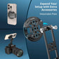 SMALLRIG Magnetic Metal Phone Mount with Cold Shoe Mount, Adjustable Rotatable Phone Tripod Holder Adapter for iPhone 17/16/15, Camera Monitoring, Tripods, Stabilizers - 5156