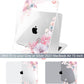 Batianda Premium Case for New MacBook Air 15 inch 2025 2024 2023 with M4 M3 M2 Chip, Designed Protective Plastic Hardshell & Keyboard Cover & Screen Protector, Lovely Flower