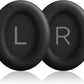 Replacement Ear Pads for Bose QuietComfort 45 (QC45)/QuietComfort SE (QC SE)/Quiet Comfort Headphones, Ear Cushions, Headset Earpads, Ear Cups Cover with Soft Protein Leather (Black)