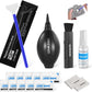 NEEWER 16 in 1 Camera Lens Cleaning Kit, 1x Brush + 1x Air Blower + 1x Cleaning Swab for 24mm Full Frame Sensor + 1x Cleaner Spray + 2X Cloth + 10x Wet Lens Wipe, HM-44