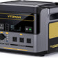 VTOMAN FlashSpeed 1500 Portable Power Station 1548Wh - Recharge 0-100% within 1H, LiFePO4 Battery Powered Solar Generator with 110V/1500W AC Output/Input, 100W USB Port for Camping, Home Backup