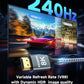 ARISKEEN 8K HDMI Cable 18 FT, 48Gbps High Speed HDMI 2.1 Cable, 8K 60Hz, 4K 120Hz 144Hz Braided HDMI Cord - 18 Feet