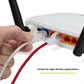 TRUECABLE Cat6 Component Rated Patch Cable, Unshielded (U/UTP), 7ft, Red, 28AWG Solid Copper, Snagless 10G High-Speed Ethernet Cable, PoE++ 4PPoE 100W, UL Listed, RoHS-3, 1 Pack