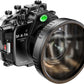 Sea frogs Waterproof Camera Housing Compatible with Fujifilm X-T4 16-50MM 18-55MM IPX8 40m/130ft Maximum Diving Depth Underwater Camera Case for Diving, Surfing, Rowing, Skiing