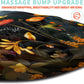 Ergonomic Mouse Pad Wrist Support with Memory Foam Massage Bulge, Carpal Tunnel Pain Relief Mousepad Wrist Rest for Mouse(12x8 inch, Midnight Forest)