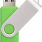 Aiibe 8GB USB Flash Drive Colorful 8G Memory Stick Thumbdrives 10 Pack (Mix Colors : Black Blue Red Green Orange White Yellow Pink Purple Silver)