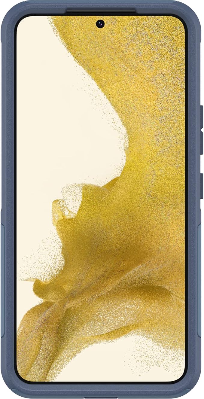 OtterBox Galaxy S22 Commuter Series Case - Rock Skip Way, Slim & Tough, Pocket-Friendly, with Port Protection Blue