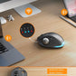 SABLUTE Wireless Trackball Mouse, Ergonomic Bluetooth Rechargeable Computer Mouse, Backlit Rollerball Thumb Laptop mice with 5 Level DPI, Adjustable Angle, 3 Devices Connection for PC, Mac, Windows
